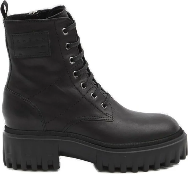 Hogan Lace-Up Ankle Boots