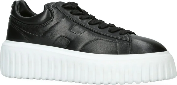 Hogan Leather Allaciato Sneakers - Image 3