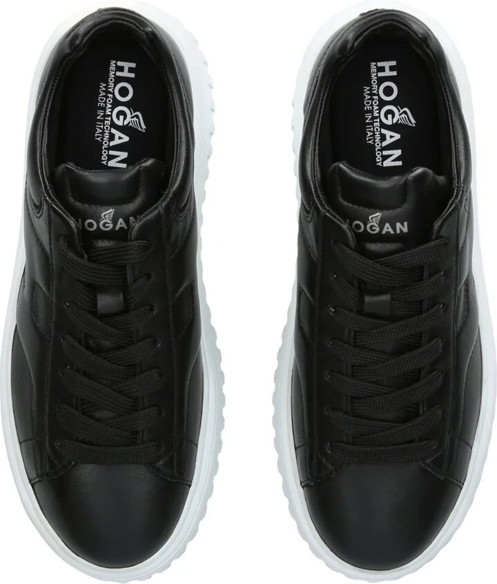 Hogan Leather Allaciato Sneakers - Image 4