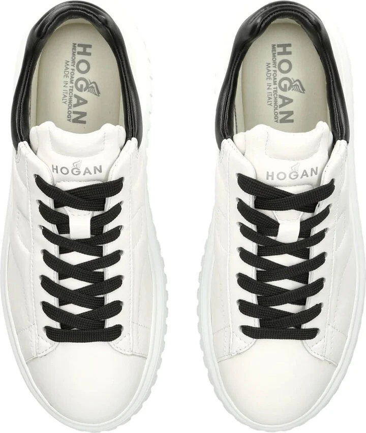 Hogan Leather Allaciato Sneakers - Image 4