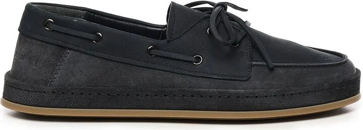 Hogan Leather Boat Moccasin - Image 2
