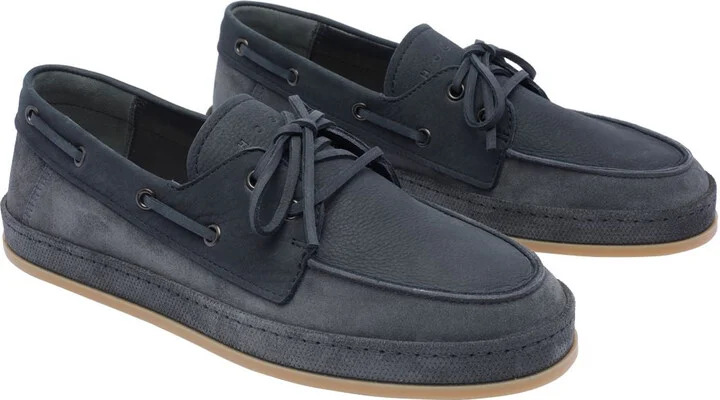 Hogan Leather Boat Moccasin - Image 5