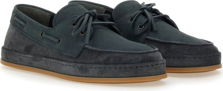 Hogan Leather Boat Moccasin - Image 7