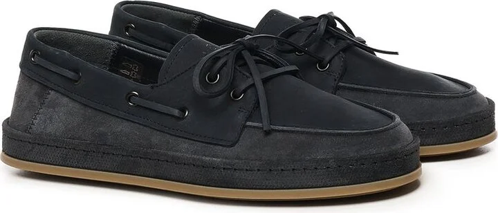 Hogan Leather Boat Moccasin - Image 8