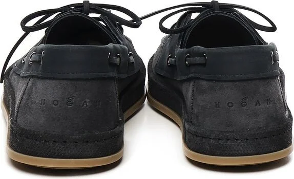 Hogan Leather Boat Moccasin - Image 10