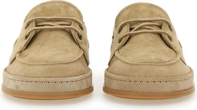 Hogan Leather Boat Moccasin - Image 4