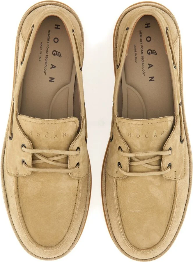 Hogan Leather Boat Moccasin - Image 6