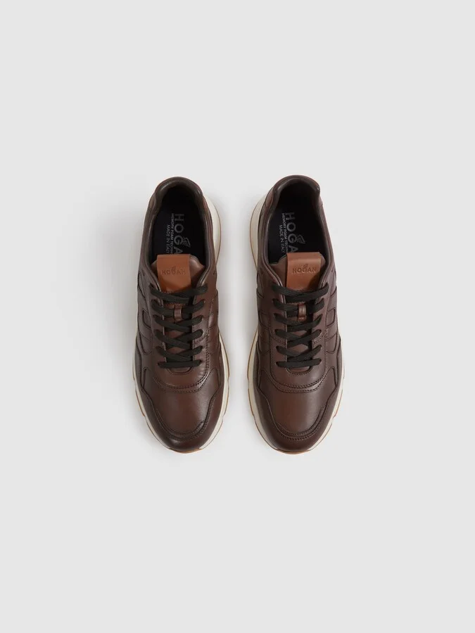Hogan Leather Chunky Trainers - Image 2