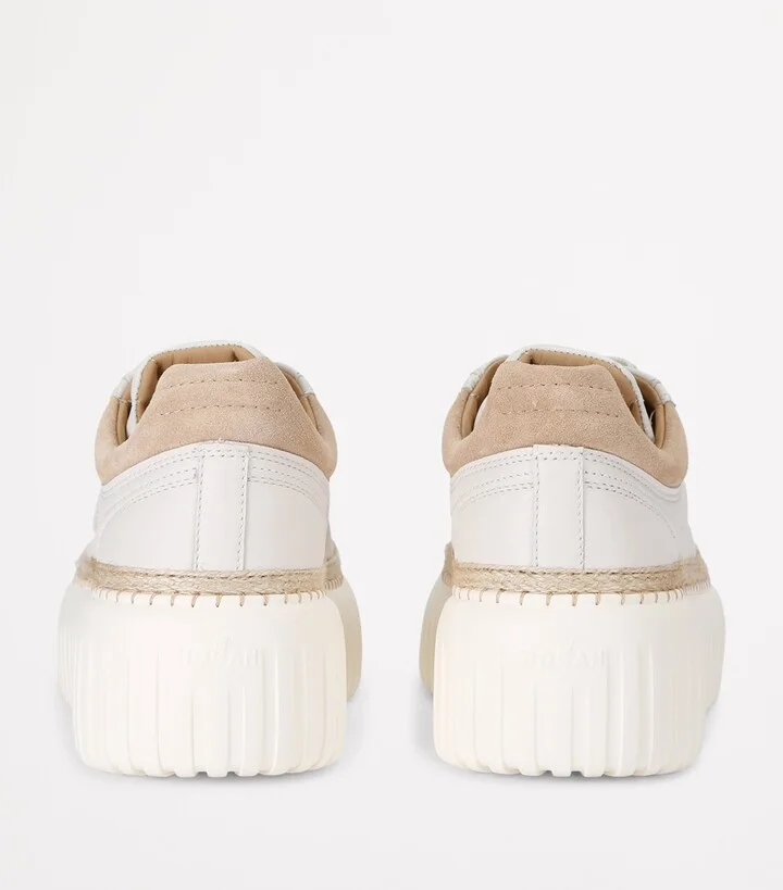 Hogan Leather H-Stripes Platform Sneakers - Image 2