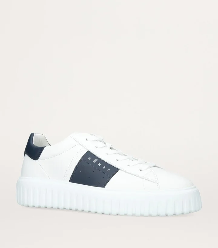 Hogan Leather H-Stripes Sneakers - Image 3