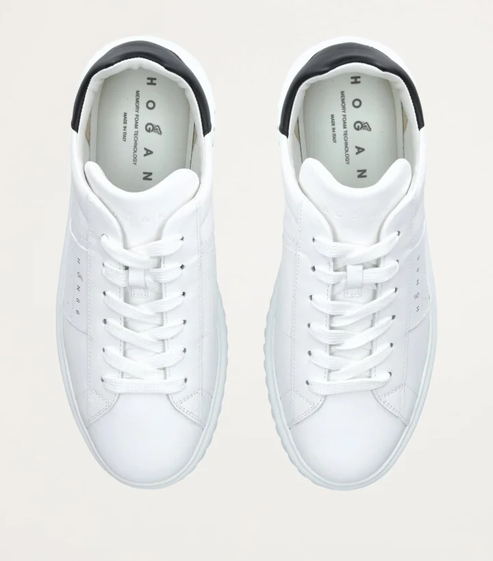 Hogan Leather H-Stripes Sneakers - Image 4