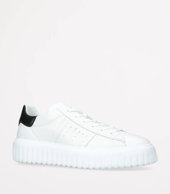 Hogan Leather H-Stripes Sneakers - Image 3