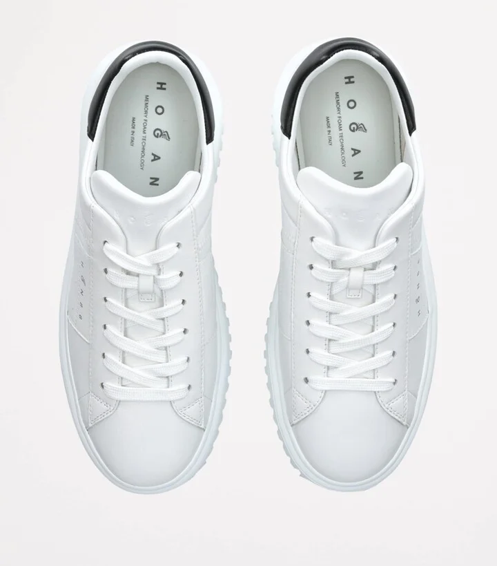 Hogan Leather H-Stripes Sneakers - Image 4