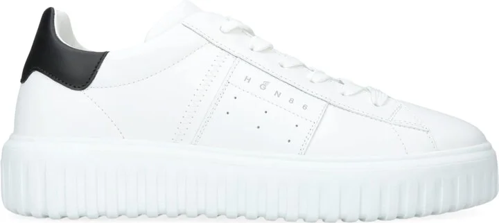 Hogan Leather H-Stripes Sneakers