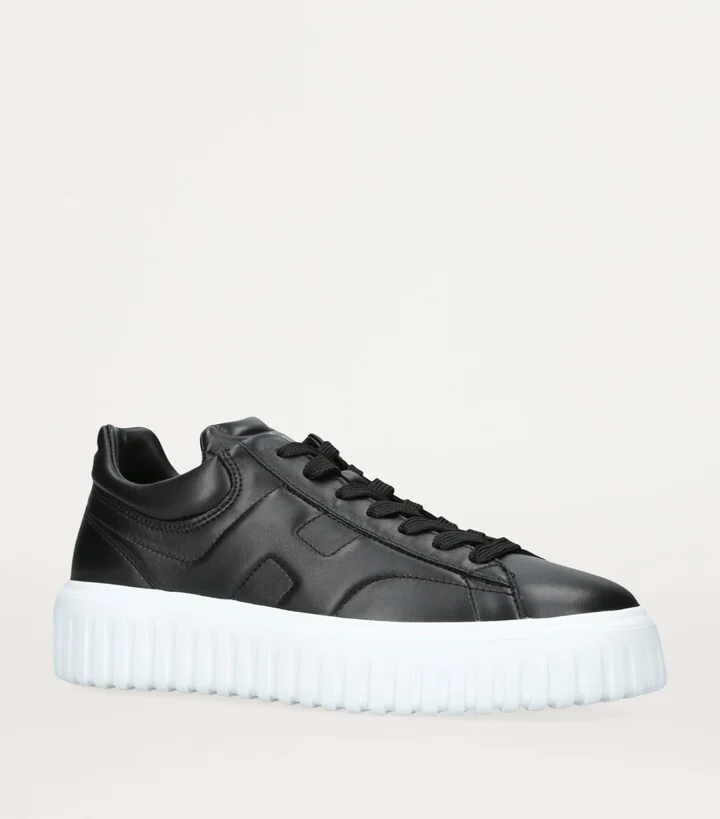 Hogan Leather H-Stripes Tread Sneakers - Image 3