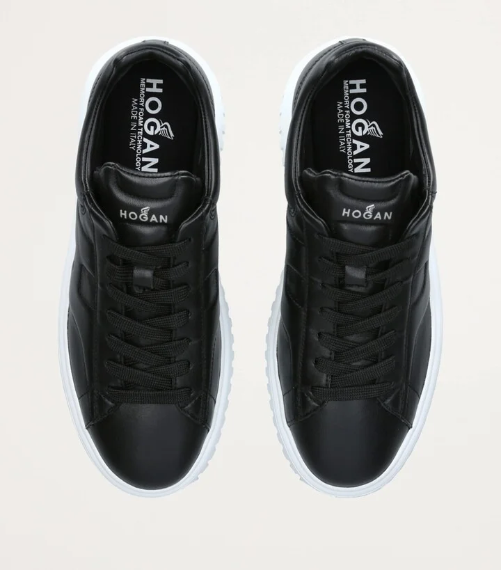 Hogan Leather H-Stripes Tread Sneakers - Image 4