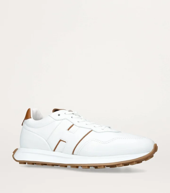 Hogan Leather H641 Allacciato Sneakers - Image 3