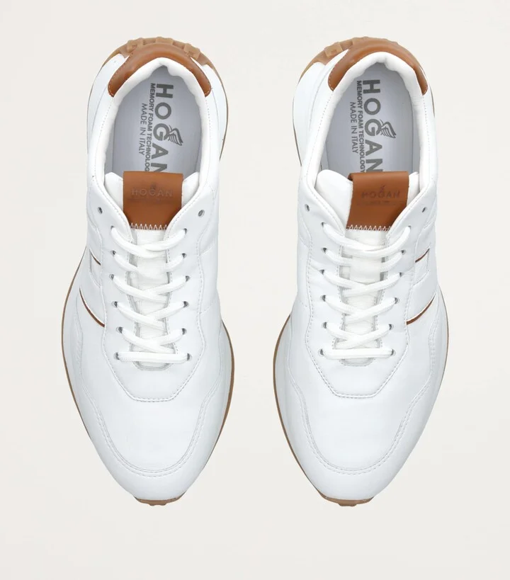 Hogan Leather H641 Allacciato Sneakers - Image 4