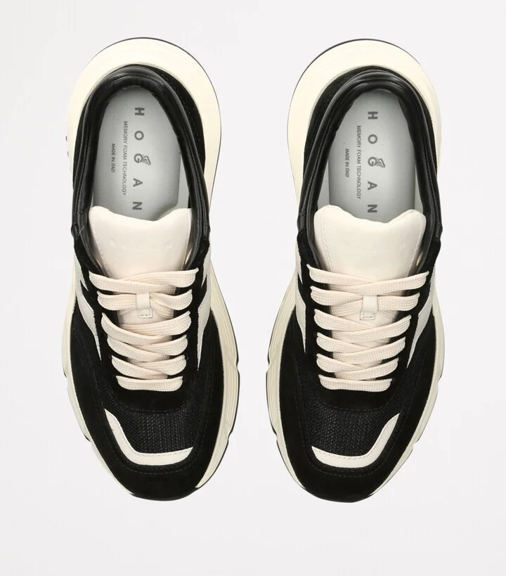 Hogan Leather H669 Allacciato Sneakers - Image 4