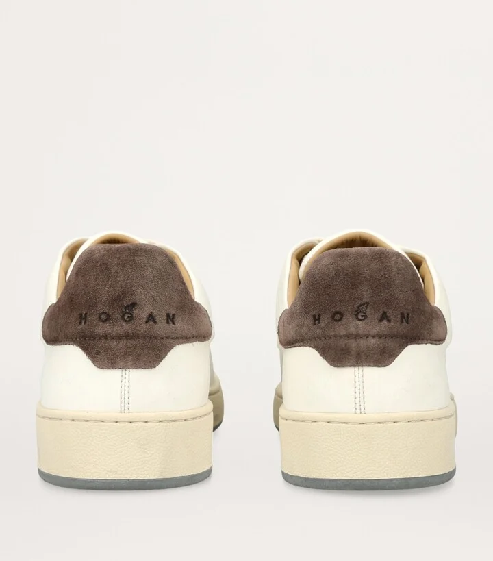 Hogan Leather H672 Tennis Sneakers - Image 2
