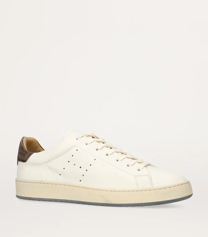 Hogan Leather H672 Tennis Sneakers - Image 3