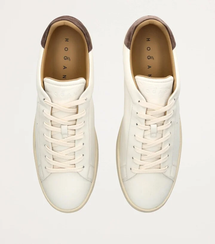 Hogan Leather H672 Tennis Sneakers - Image 4