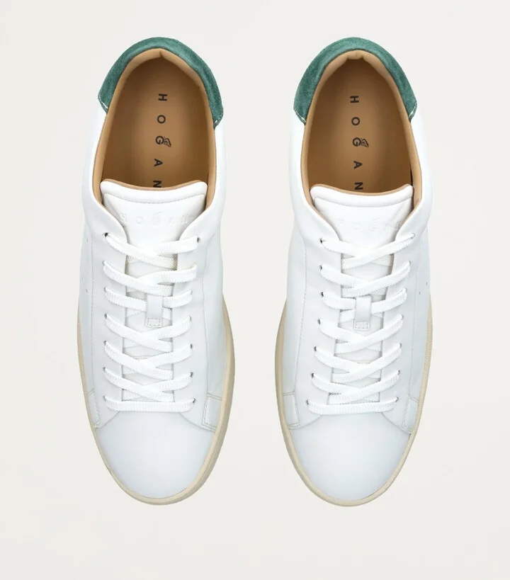 Hogan Leather H672 Tennis Sneakers - Image 4