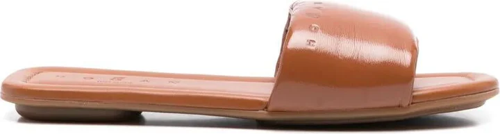 Hogan Leather Slide Shoes