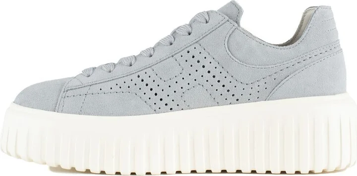 Hogan Light Blue H-Stripes Sneakers - Image 2