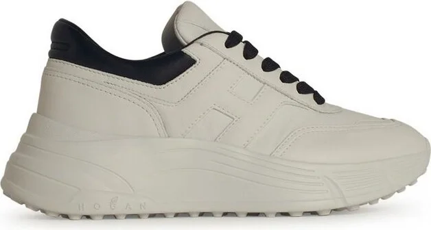 Hogan Logo Detailed Lace-Up Sneakers