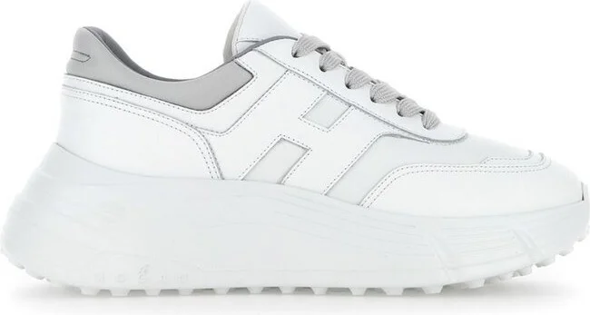 Hogan Logo Detailed Lace-Up Sneakers