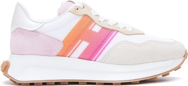 Hogan Logo Detailed Lace-Up Sneakers