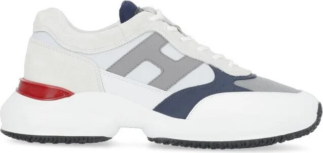 Hogan Logo Detailed Lace-Up Sneakers