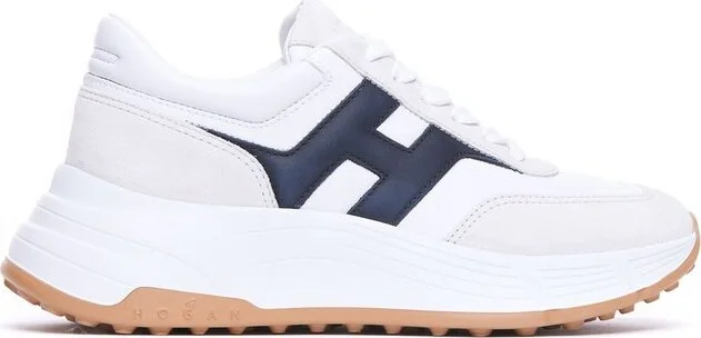 Hogan Logo Embossed Chunky Sneakers