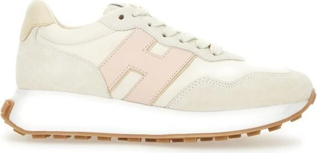 Hogan Logo Patch Panelled Sneakers