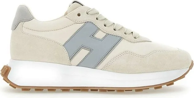 Hogan Logo Patch Panelled Sneakers