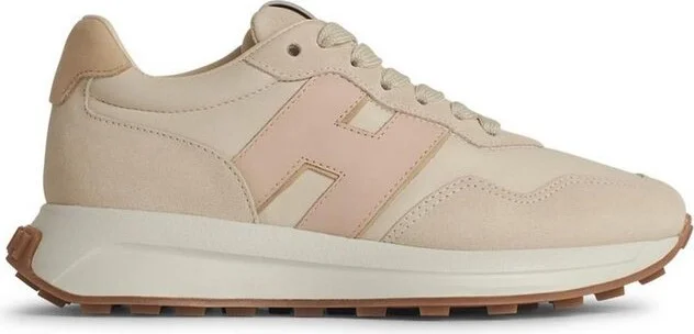 Hogan Logo Patch Panelled Sneakers