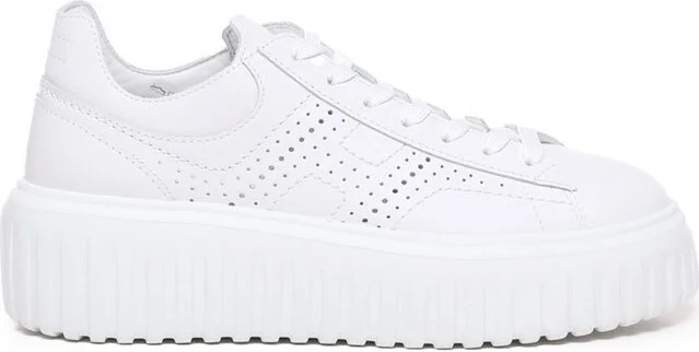Hogan Logo-Perforated Chunky Sneakers