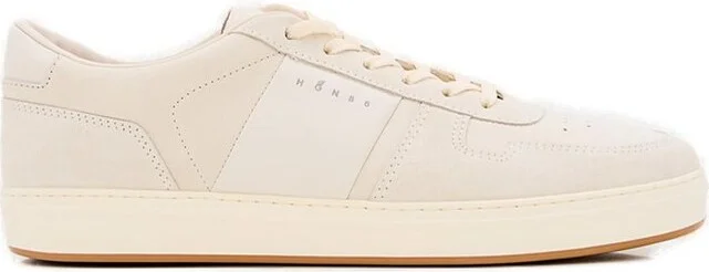 Hogan Logo Printed Lace-Up Sneakers