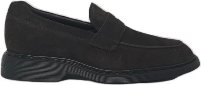 Hogan Mocassino Almond-Toe Loafers
