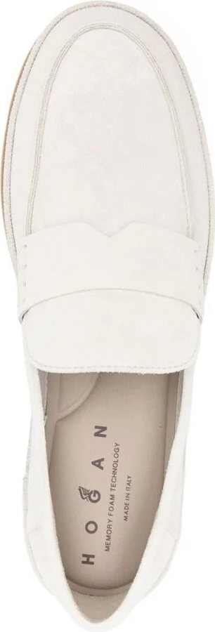 Hogan Moccasins In Beige Suede - Image 4