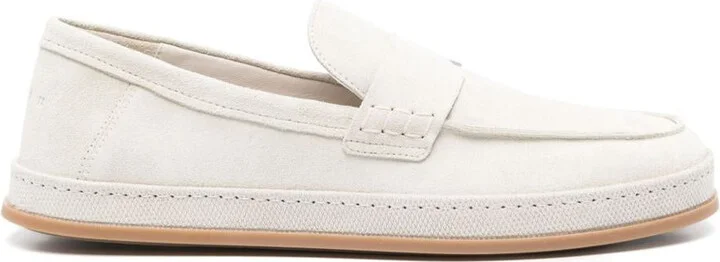 Hogan Moccasins In Beige Suede