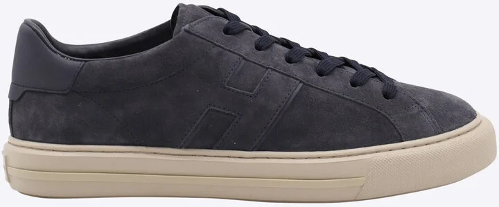 Hogan Navy Blue Leather Sneakers