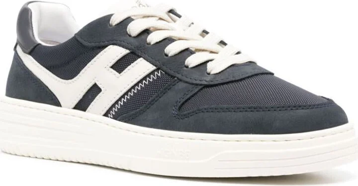 Hogan Nubuck And Technical Fabric H630 Sneakers Shoes - Image 2