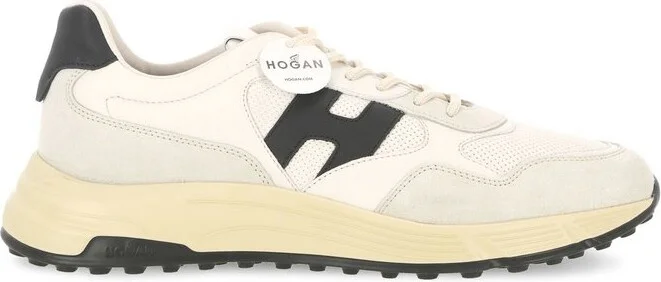 Hogan Panelled Lace-Up Sneakers