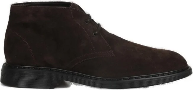 Hogan Pointed-Toe Lace-Up Shoes