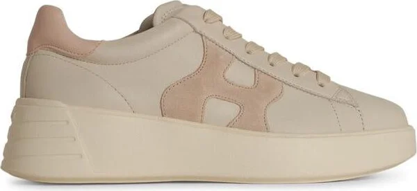 Hogan 'Rebel H562' White Leather Sneakers