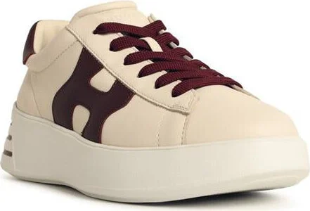 Hogan 'Rebel H564' Cream Leather Sneakers - Image 2