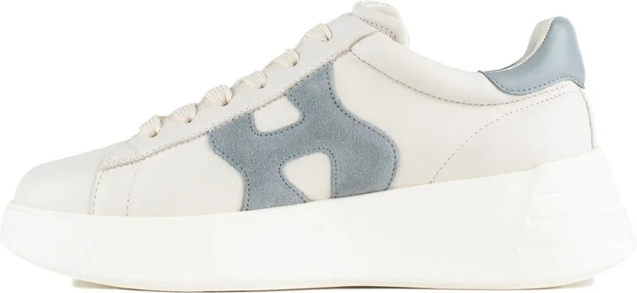 Hogan Rebel Ivory And Light Blue Sneakers - Image 2