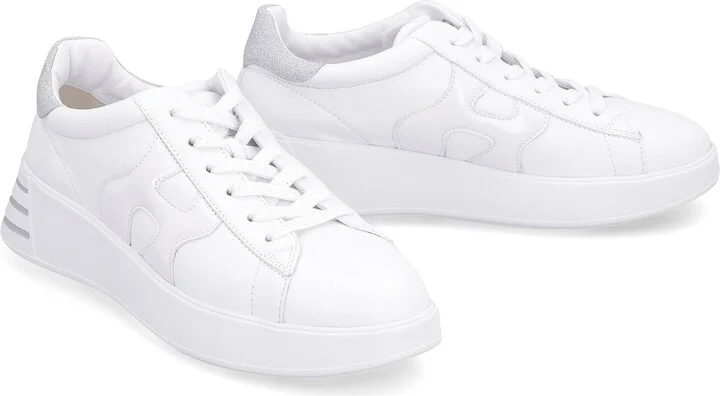 Hogan Rebel Leather Low-Top Sneakers - Image 3
